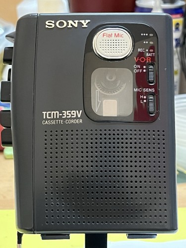 Sony portable cassette corder - sony,