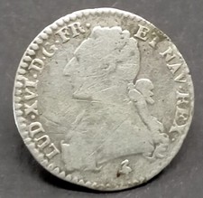 1/10 Écu aux branches d'olivier 1780 A (Paris) Roi LOUIS XVI - Argent