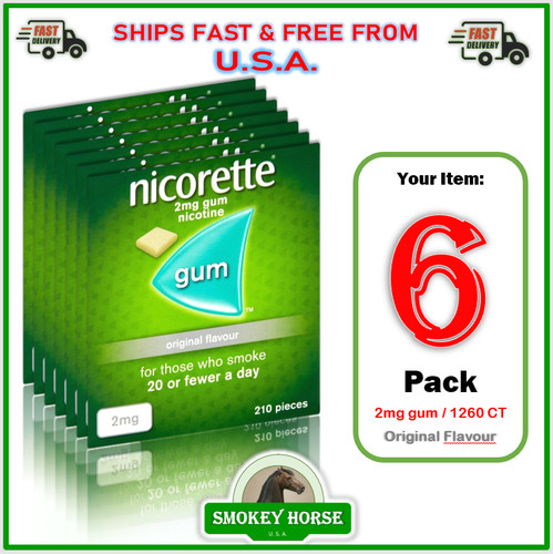 Nicorette original flavour - 6x,