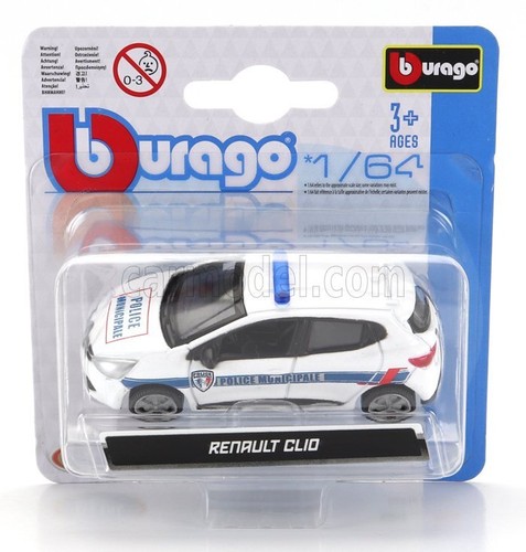Burago renault clio - 1/64,