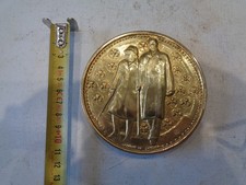 Médaille du Général de Gaulle dorée à l' or fin, appel du 18 Juin,numérotée 4381