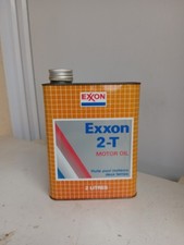 Ancien Bidon Huile Esso Exxon