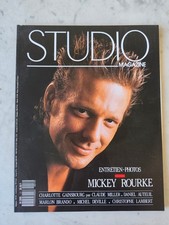 STUDIO MAGAZINE -mickey rourke gainsbourg brando lambert auteui 1988 - numéro 17