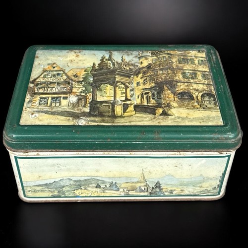 Boîte métal vintage - en,