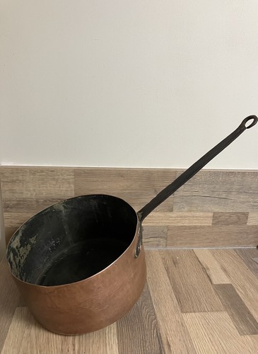Ancienne casserole cuivre - casserole,