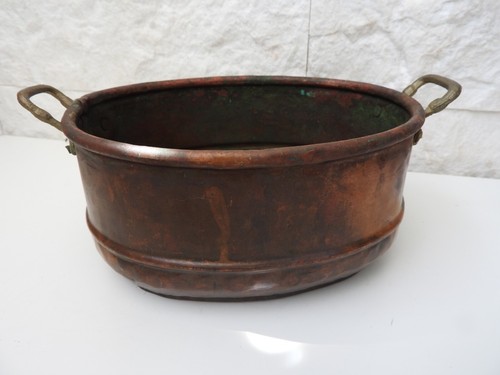 Ancienne jardiniere cuivre - ancienne,