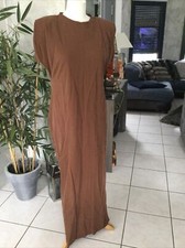 Robe longue marron cognac camel MASSIMO DUTTI taille M neuve