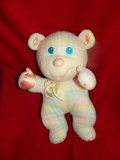  VINTAGE Doudou Peluche PLAYSKOOL Ours Ton Pastel 36 cm