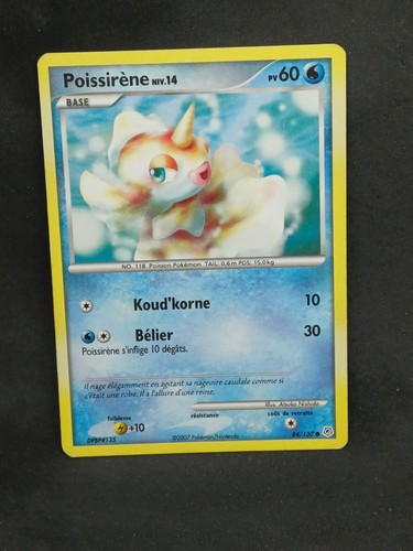Carte pokémon poissirene - carte,