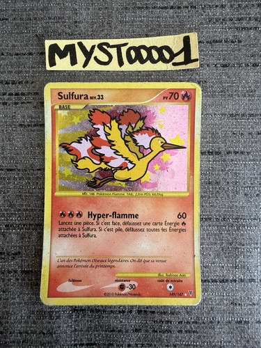 Carte pokémon sulfura - pokémon,