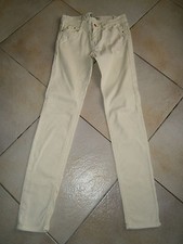 PANTALON FEMME JAUNE PALE TAILLE 36 MARQUE ZARA 