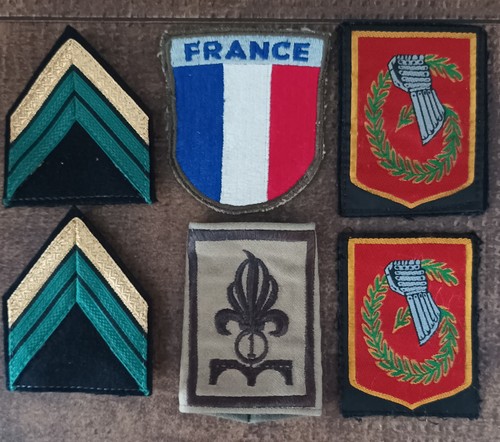 Lot écussons tissus