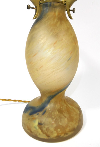 Lampe table verre style - lampe, de