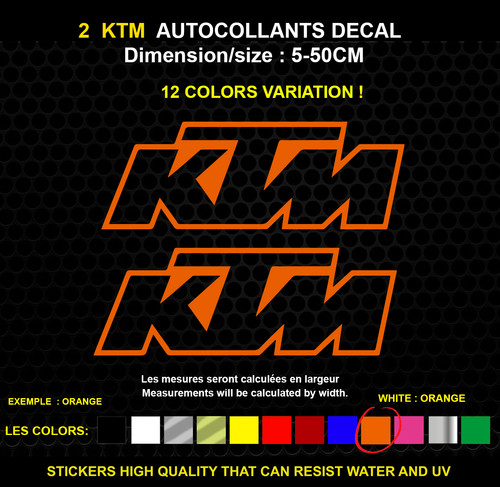 Ktm sticker genuine decal - ktm,