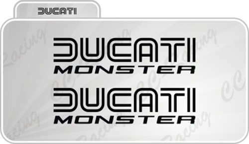 Adhésifs ducati monster - 2,