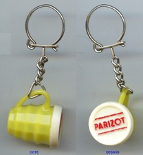 Vintage - Porte-clés pot de moutarde ‘’PARIZOT’’ 3D - années 60