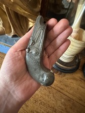 Tabatière Pistolet – Tabatière En Forme De Pistolet à Silex –art Populaire