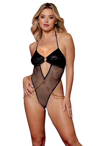 Body string avec chaine - , doré