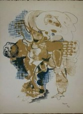 Paul Rebeyrolle : Lithographie Originale Signée Numérotée au crayon à la main