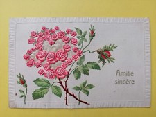 CPA Gaufrée EMBOSSED Fleurs