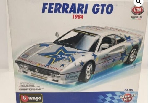Ferrari gto 1984 burago - ferrari, metal