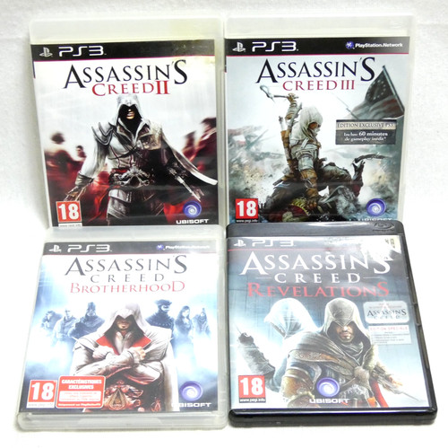 Lot jeux ps3 assassins - ps3, creed