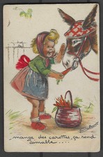 Carte Postale  Germaine   BOURET Dim 9 X 14 Cm   Avec  Découpi    superbe