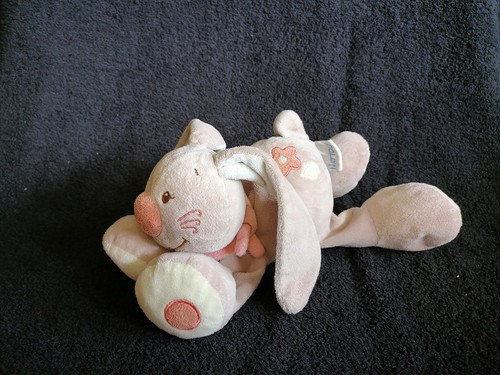 Doudou peluche lapin - lapin, jade