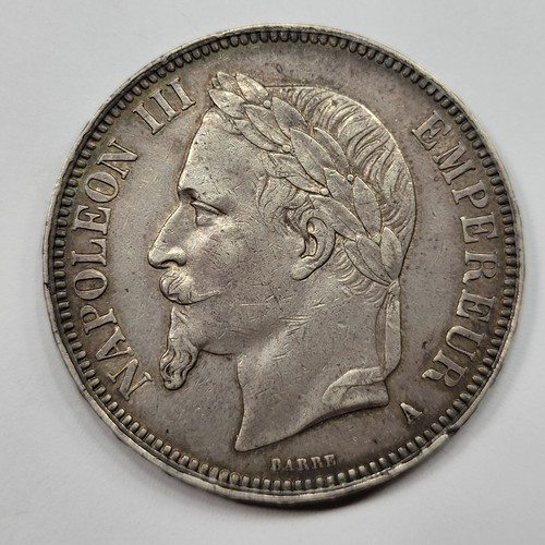 1867 france silver francs - france,