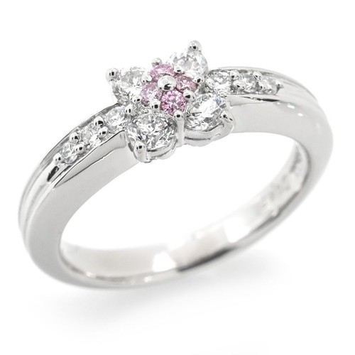 Bague fleur diamant - fleur,
