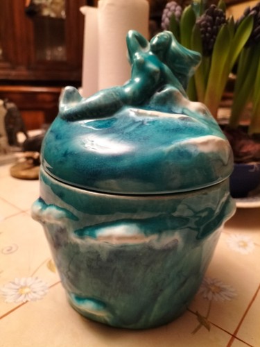 Gros pot couvert ceramique - gros, en