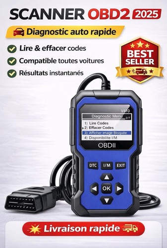 Valise diagnostic auto obd2 - valise,
