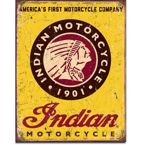 Plaque moto indian - ,
