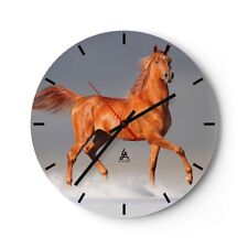 Horloge murale en verre