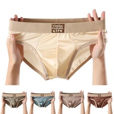 Slip homme respirant satin