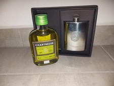 Coffret flasque étain + Chartreuse jaune 20cl 2017 40% ancien modèle
