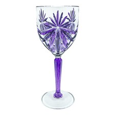 Violet Murano Vin Verre Main