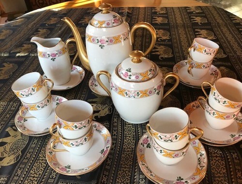 Service café porcelaine - en,