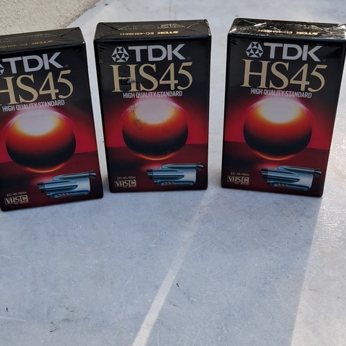 Tdk vhs hs45 65min high - vhs-c, /65min