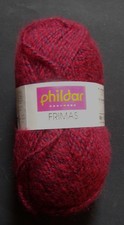lot de 15 pelotes de laine PHILDAR FRIMAS couleur prune