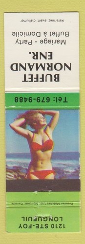 Matchbook cover buffet - matchbook,