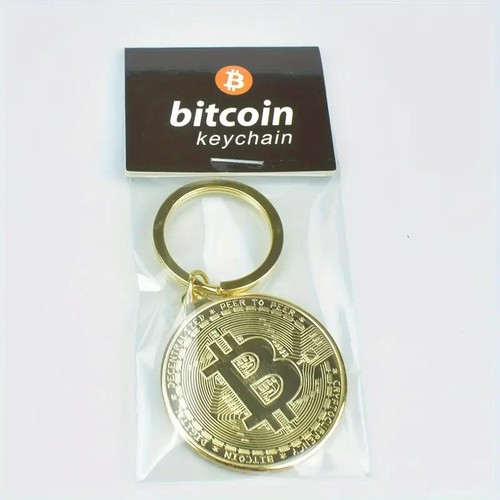 Porte clés bitcoin métal - bitcoin,