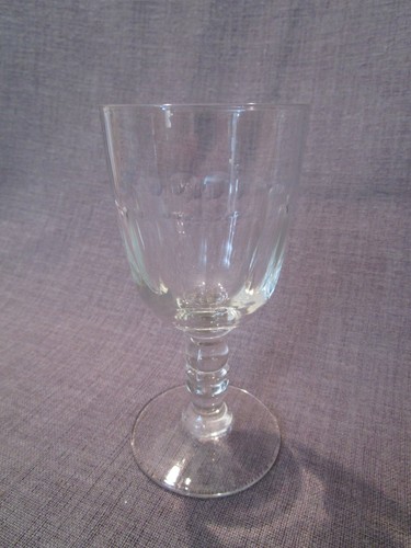 Verre table ancien 12cm - verre, de