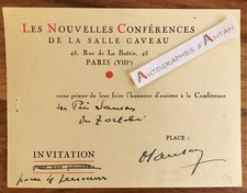 ● Père Pierre SANSON invitation Nouvelles conférences de la salle Gaveau - Caen