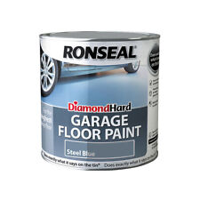 Ronseal 36110 Diamant Rigide Garage Sol Peinture Bleu Acier 2.5 Litre