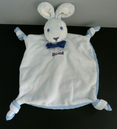Doudou plat picot lapin - *.,