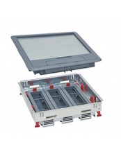 Kit boite de sol complet supports horizontaux 24 modules tous types de sol LEGRA