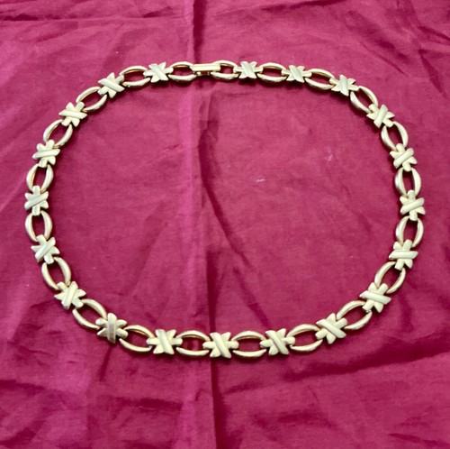 Ancien collier plaqué - collier, art