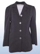 Veste femme Sangiorgi gris taille M en laine classique 4 boutons fabriquée en...