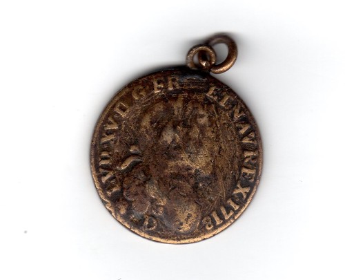 Pendentif médaille louis - médaille, xv